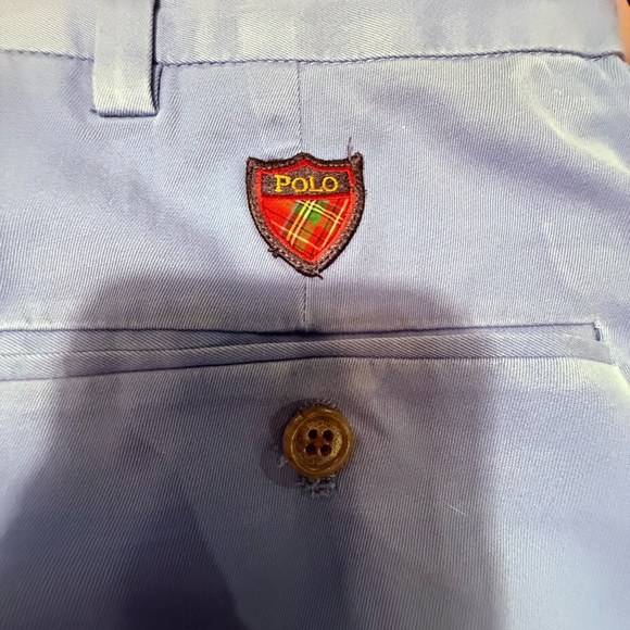 Polo Golf by Ralph Lauren Blue Pleat Front Golf Shorts Size 36 Waist MSRP$165 - Picture 3 of 9